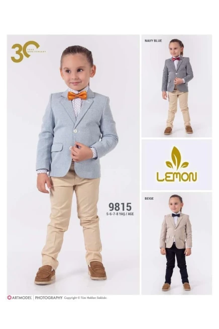 5-8 ГОДА мальчик Костюм с пиджаком и брюками