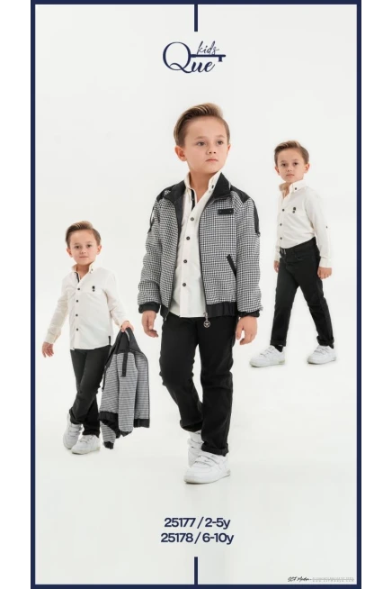 2-5 سنة صبي بدله ستره مع سروال