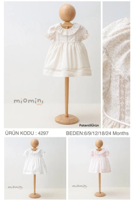 Çiçek Baskılı Kız Elbise