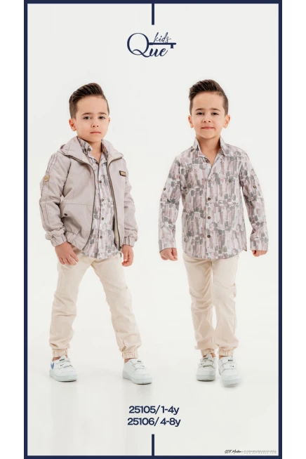 Dijital Gömlekli Mikro Ceketli Pantolon Takim