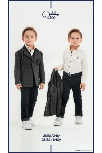 2-5 سنة صبي بدله ستره مع سروال