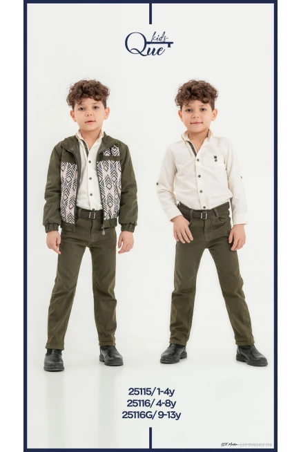 4-8 YEAR Boy PANT SUIT WITH CASUAL JACKET