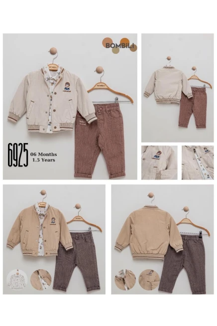 6-18 месяц мальчик Костюм с пиджаком и брюками