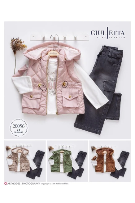 2-5 سنة فتاة بدله جيله مع سروال