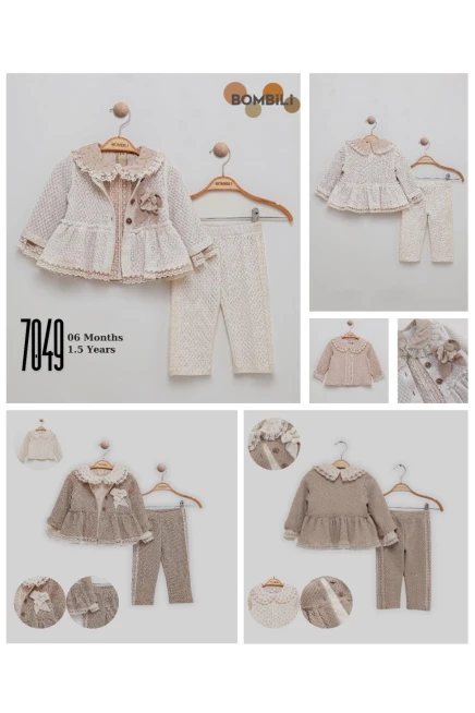 6-18 месяц девочка Костюм с пиджаком и брюками