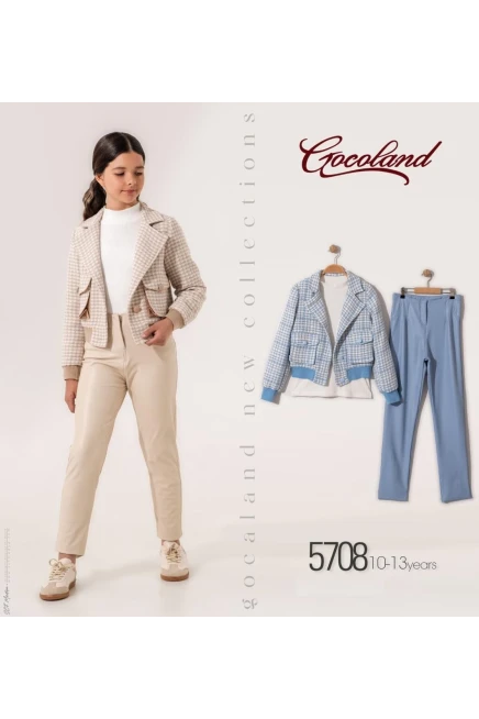 10-13 ГОДА девочка Костюм с пиджаком и брюками