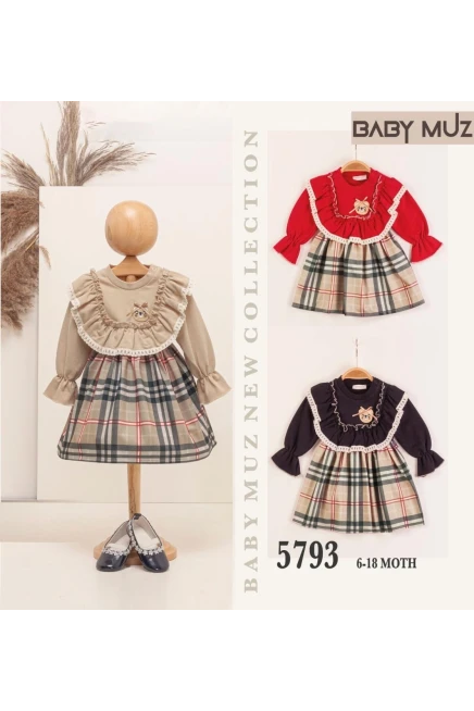 6-18 شهر فتاة فستان