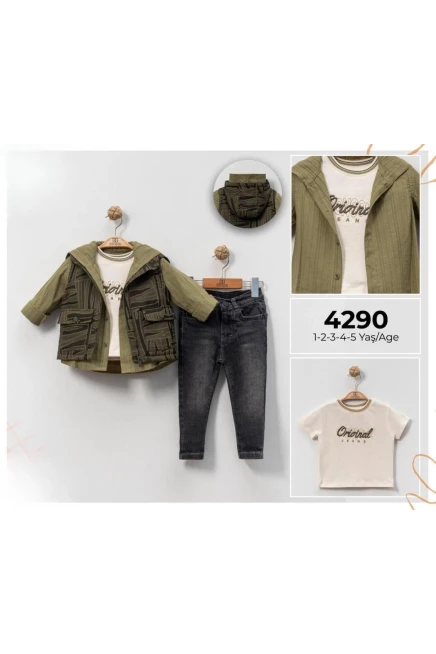 1-5 YEAR Boy PANT SUIT WITH VEST