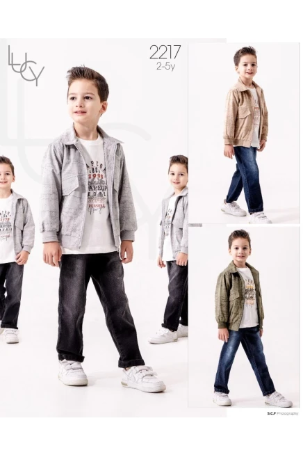 2-5 YEAR Boy PANT SUIT WITH CASUAL JACKET