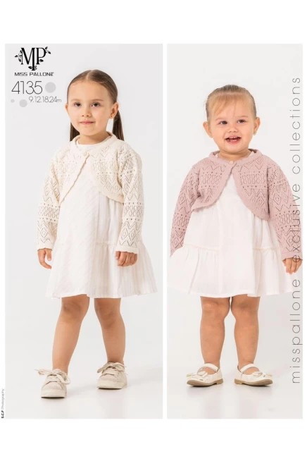 9-24 MONTH Girl DRESS WITTH BOLERO