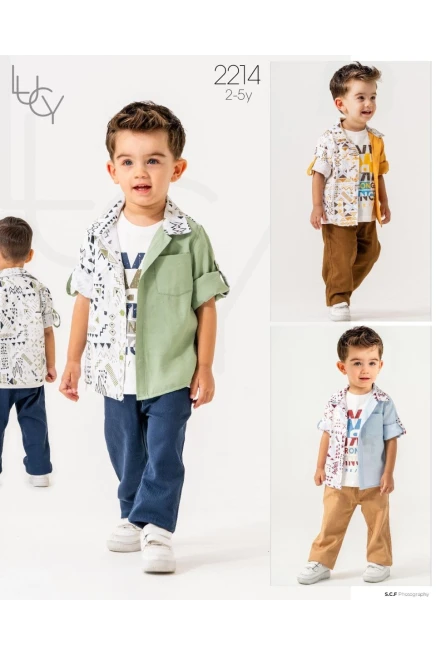 2-5 ГОДА мальчик Футболка рубашка брюки костюм