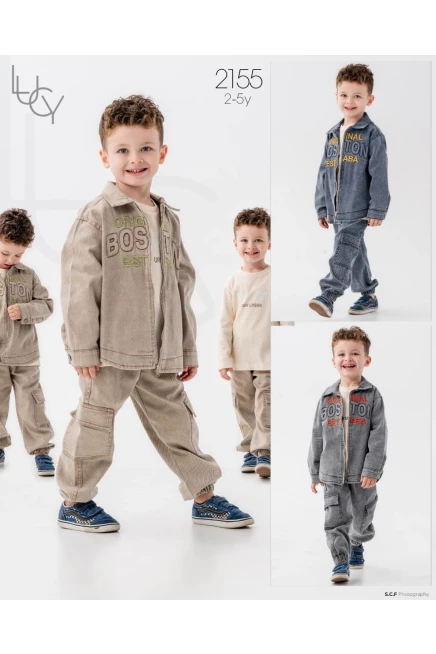 2-5 YEAR Boy PANT SUIT WITH JACKET