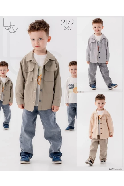 2-5 سنة صبي بدله قميص مع سروال