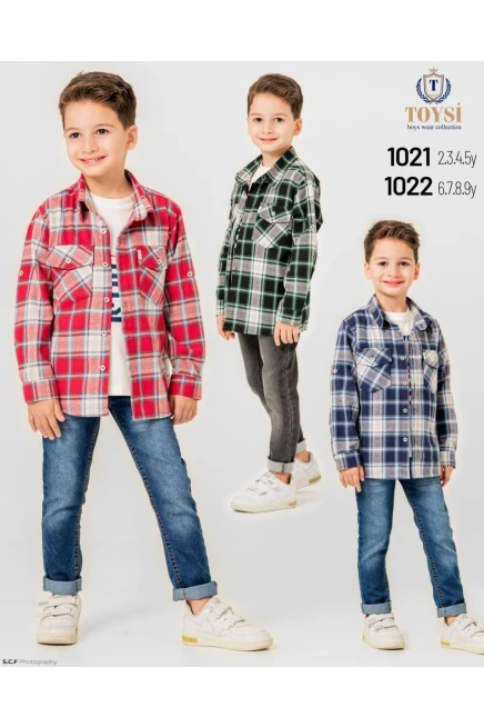 2-5 YEAR Boy PANT SUIT WITH SHIRT&T-SHIRT