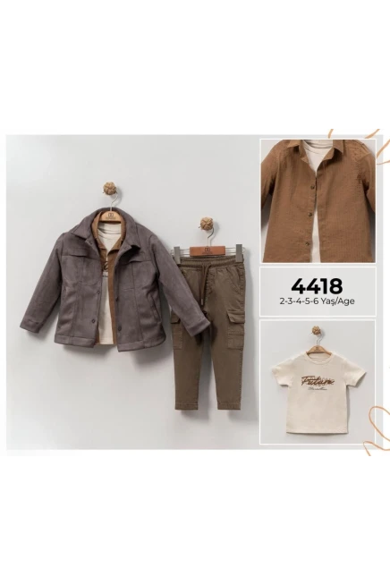 2-7 سنة صبي بدله ستره مع سروال