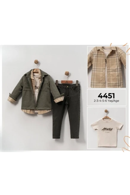 2-7 سنة صبي بدله ستره مع سروال