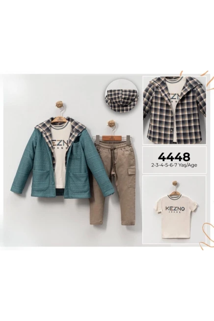 2-7 سنة صبي بدله ستره مع سروال