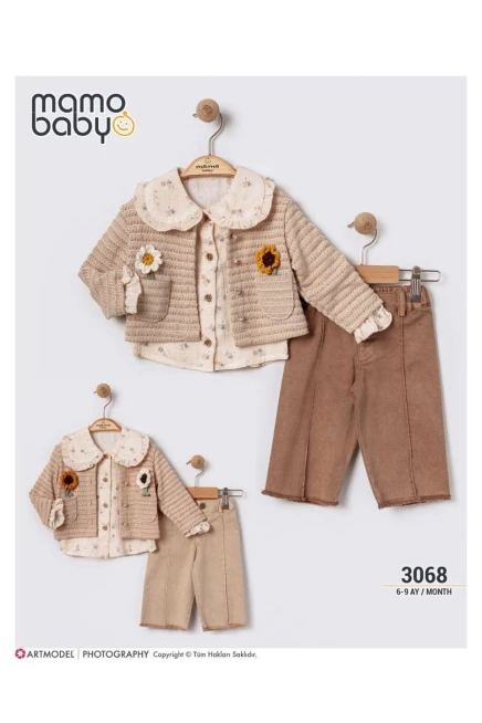 Hırkalı Bluzlu Pantolonlu Takım