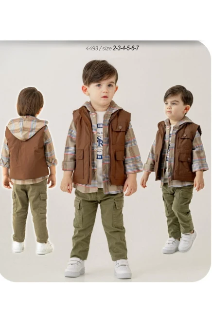 2-7 ГОДА мальчик Жилет брюки костюм