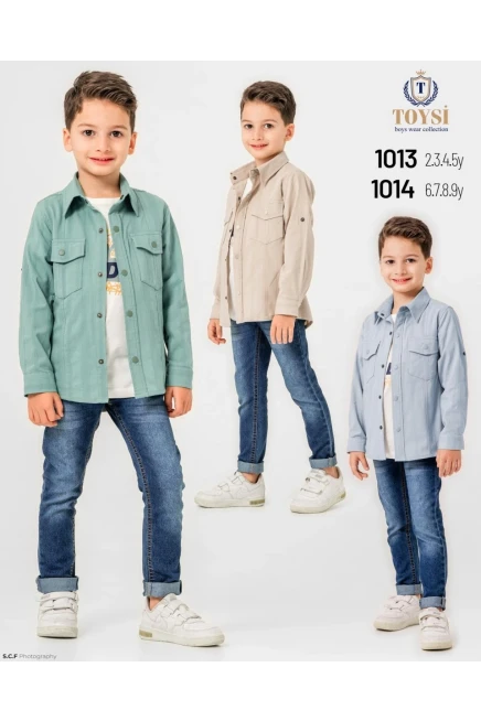 6-9 YEAR Boy PANT SUIT WITH SHIRT&T-SHIRT