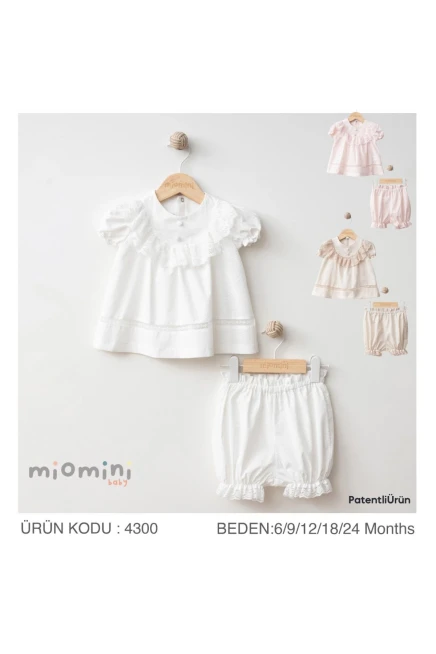 9-24 MONTH Girl SHORT SET WITH BLOUSE