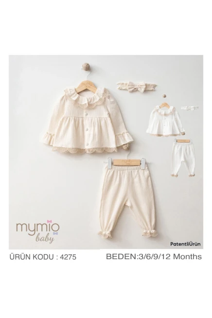 9-24 месяц девочка  блузка  с брюками комплект