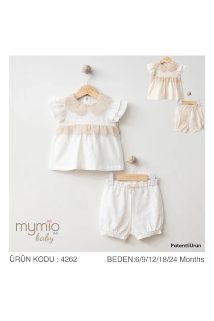 9-24 MONTH Girl SHORT SET WITH BLOUSE