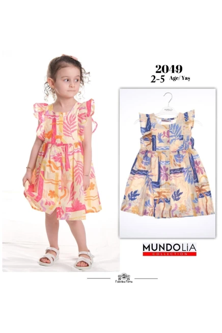 Desenli Penye Elbise