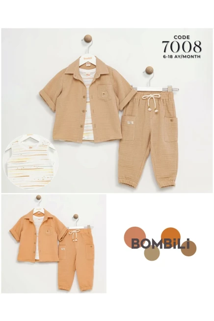 6-18 MONTH Boy PANT SET WITH T-SHIRT