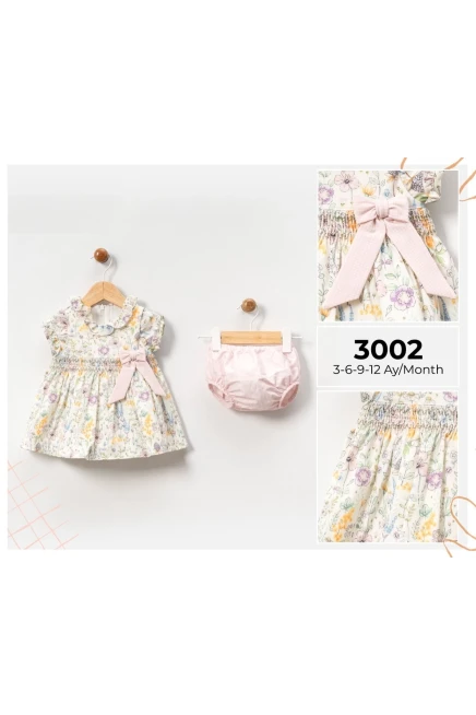 Külotlu Çiçekli Elbise