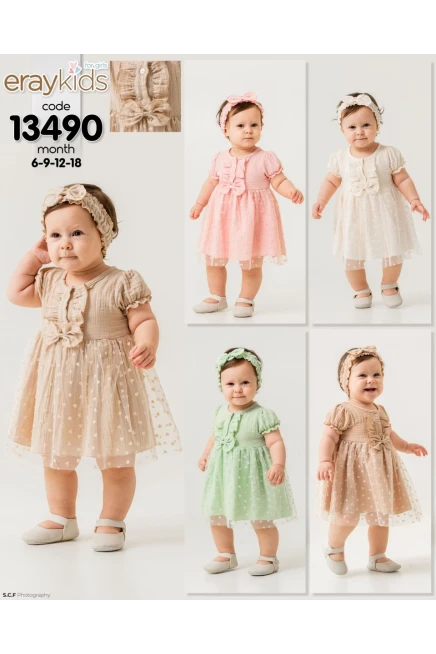 Bandanalı Müslin Elbise