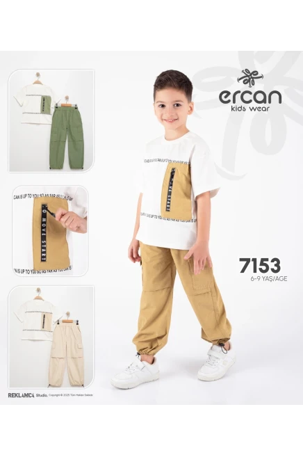 6-9 YEAR Boy PANT SET WITH T-SHIRT