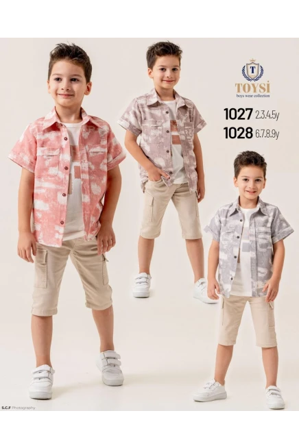 6-9 YEAR Boy SHORTS SET WITH SHIRT
