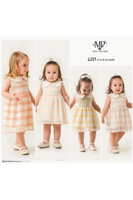 9-24 شهر فتاة فستان