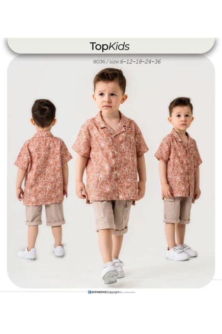 6-36 месяц мальчик Рубашка шорты костюм