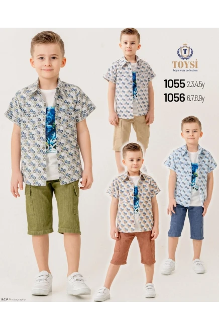 6-9 YEAR Boy SHORTS SET WITH SHIRT