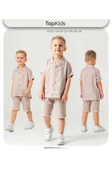 6-36 месяц мальчик Рубашка шорты костюм