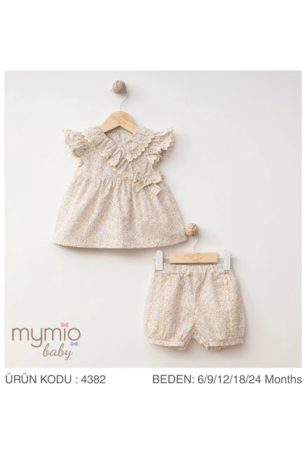 9-24 MONTH Girl SHORT SET WITH BLOUSE