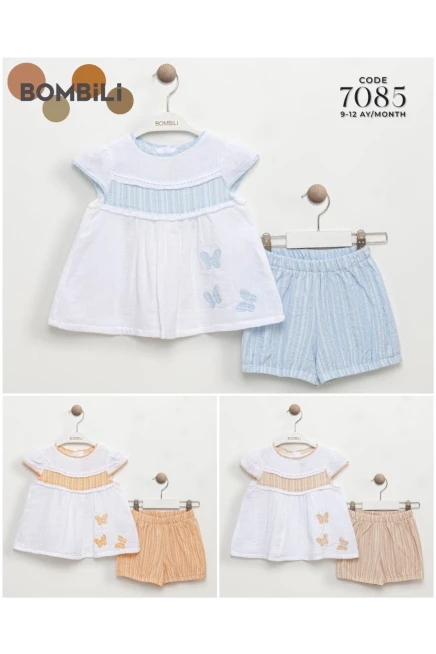 9-24 месяц девочка Блуза-костюм