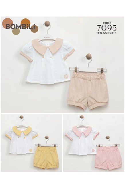 9-24 месяц девочка Блуза-костюм