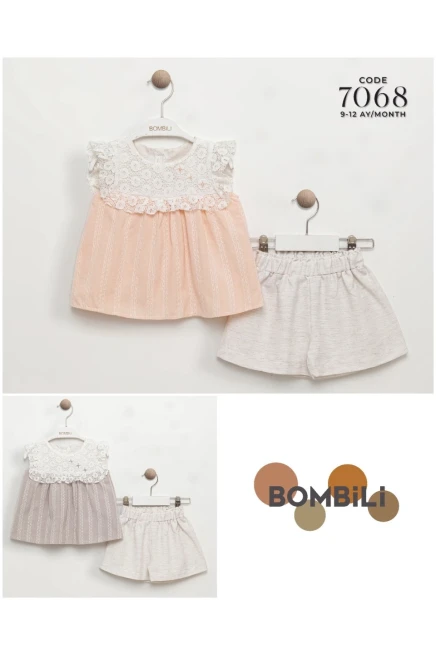 9-24 месяц девочка Блуза-костюм