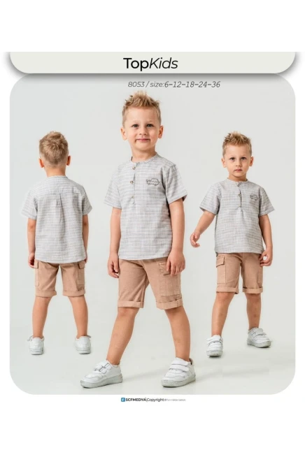 Gömlekli Şort Takım