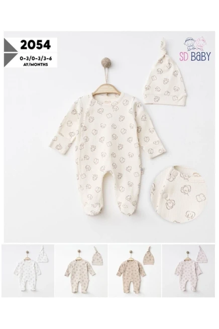 0-6 MONTH Unisex BABY OVERALLS