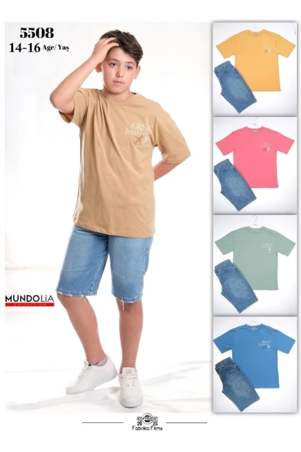 14-16 ГОДА мальчик Футболка шорты костюм