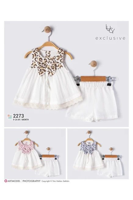 Şortlu Leoparlı Elbise