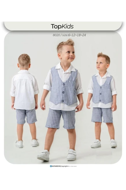 6-24 месяц мальчик Рубашка шорты костюм