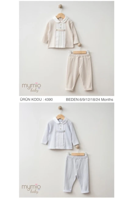 6-24 MONTH Boy PANT SET WITH BLOUSE