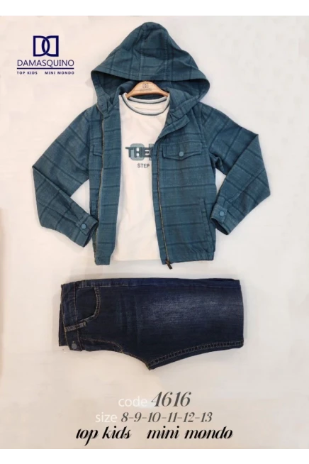 8-13 سنة صبي بدله ستره مع سروال