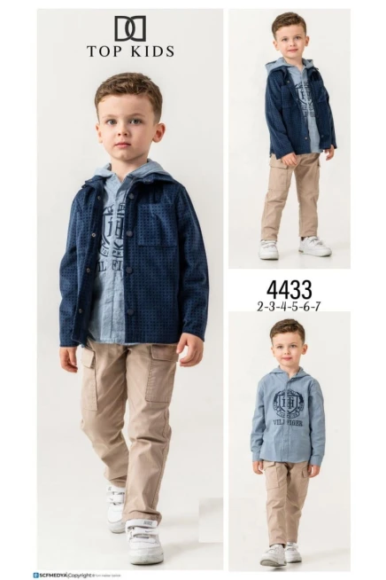 2-7 سنة صبي بدله ستره مع سروال