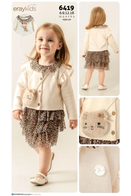 6-18 месяц девочка Костюм платья